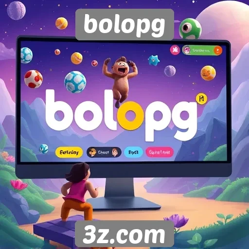 exploração da interface do site bolopg